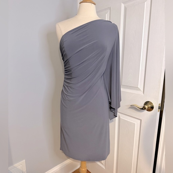 Onyx One-Shoulder Dress - Picture 2 of 6